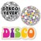 Big Dot of Happiness 70's Disco - DIY Shaped 1970's Disco Fever Party Cut-Outs - 24 Count